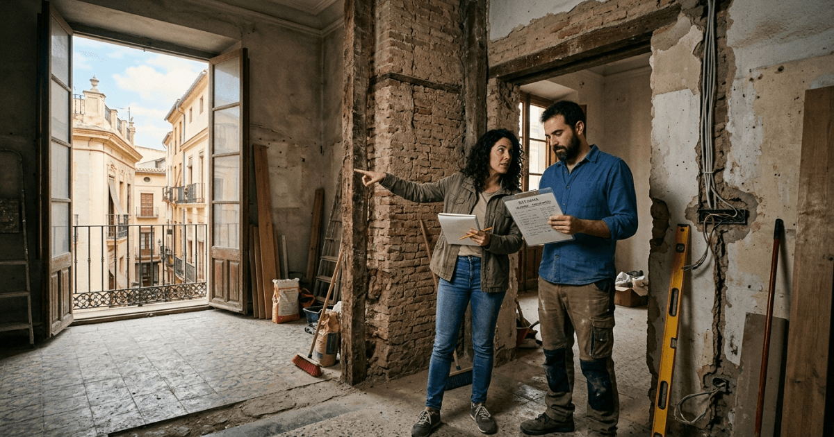 Comprar para remodelar en Valencia: ¿oportunidad o error común?
